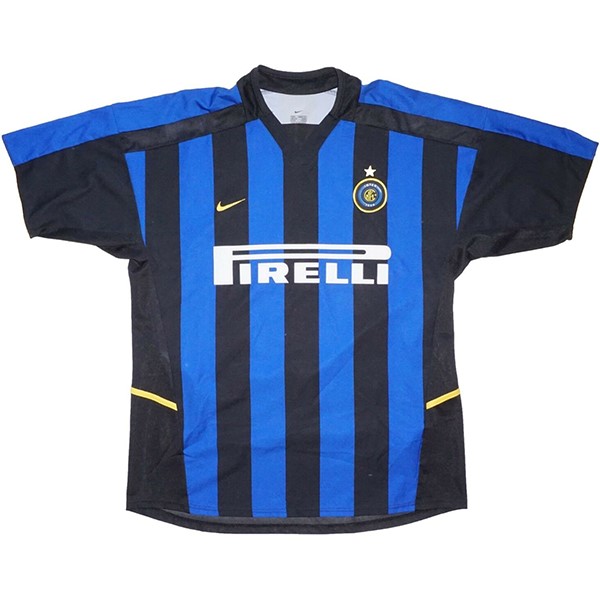 Thailandia Maglia Inter Milan 1ª Retro 2002 2003 Blu
